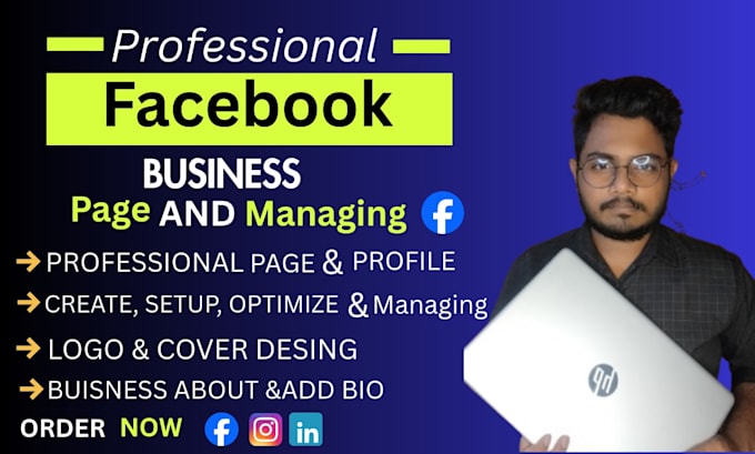 do a professional facebook page creation and managing