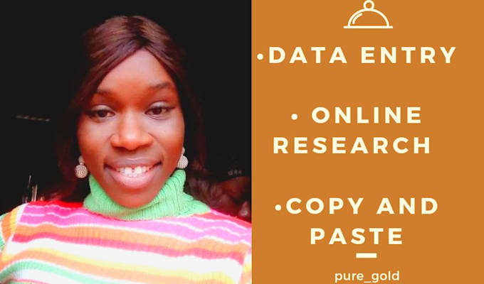do accurate data entry, web research for your business