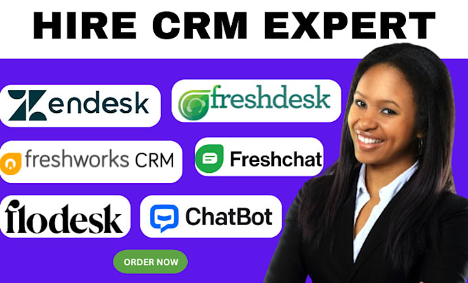 setup zendesk freshdesk freshsales flodesk chatbot crm ai chatbot freshwork