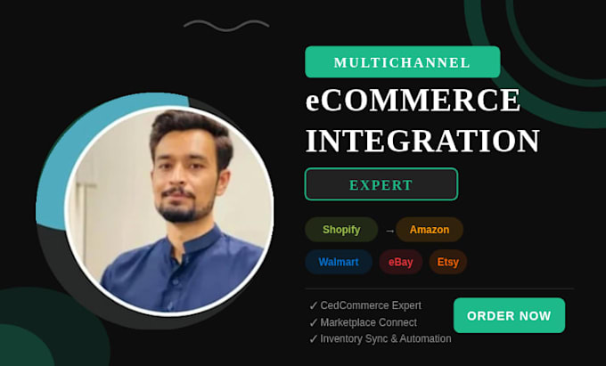 set up multichannel ecommerce integration from shopify to amazon, walmart, ebay