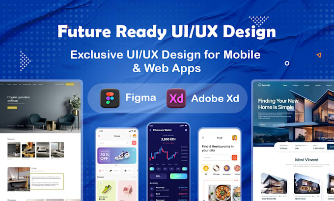 design mobile app UI UX using figma exceptional one