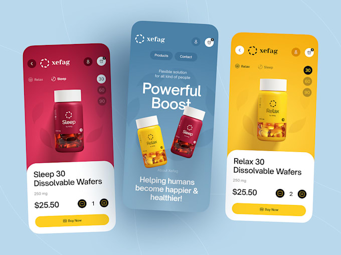 Do creative mobile app design ui ux design by Sheryar110 | Fiverr