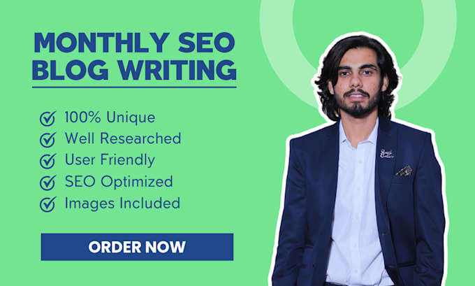 be your monthly SEO blog writer