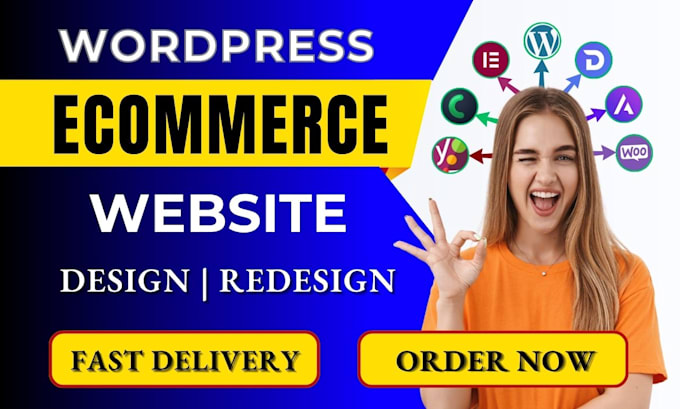 build wordpress ecommerce website, webshop woocommerce website using woocommerce