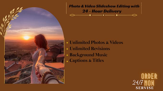 create memorial slideshow from your photos and videos