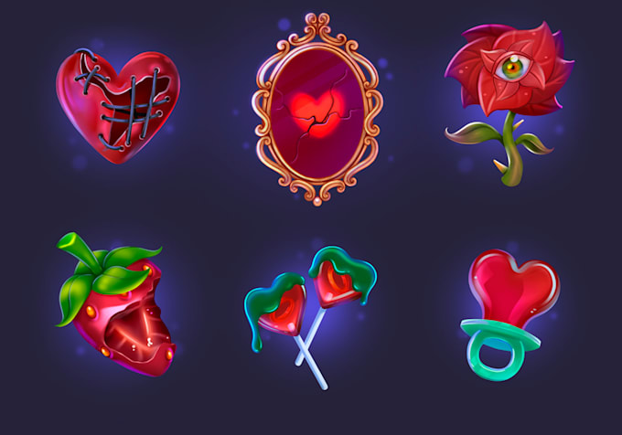 create 2d props and objects for games
