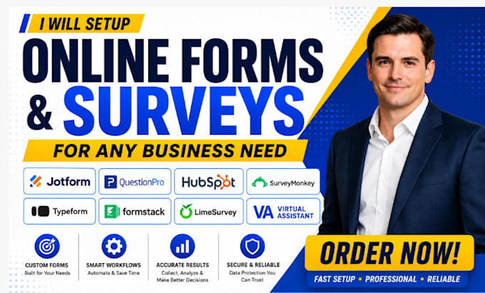 setup jotform questionpro hubspot surveymonkey typeform formstack limesurvey va