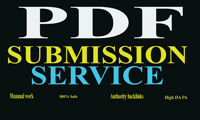 do PDF submission on 50 high authority sites