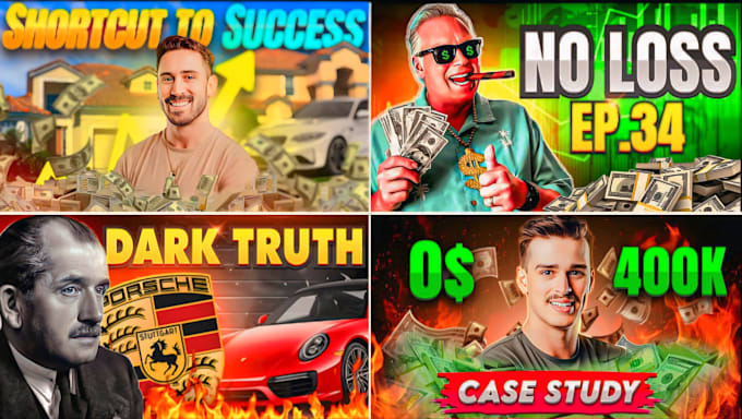 design attractive youtube thumbnails