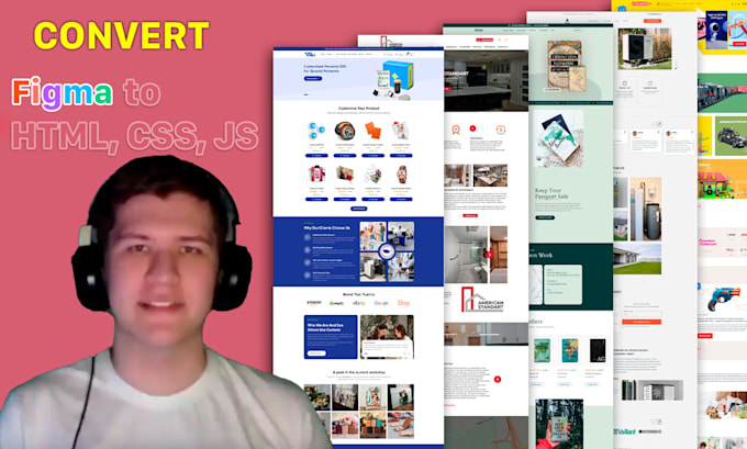 Convert figma to html, css, js legend discound by Vargosit | Fiverr