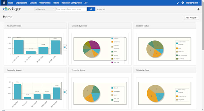 finetune vtiger CRM as per your business requirements