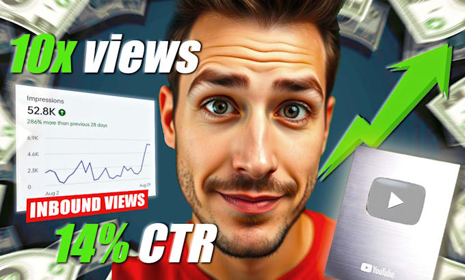 design professional youtube thumbnails and other graphics really fast