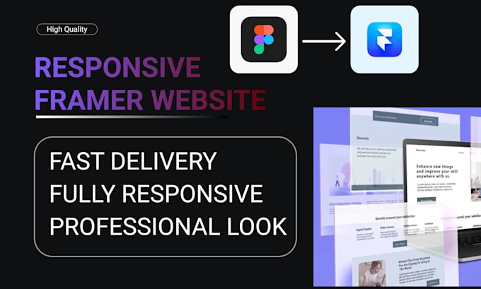create or redesign your website in framer, figma to framer