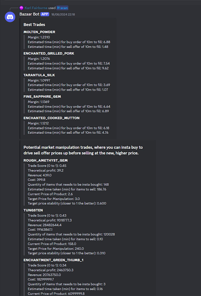 Create a highly custom discord bot by Sean_cassidy_ | Fiverr