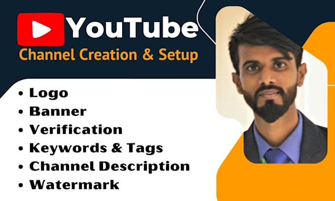 create and setup a professional youtube channel for you