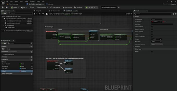 be your game engineer for blueprints and mechanics creation for video game