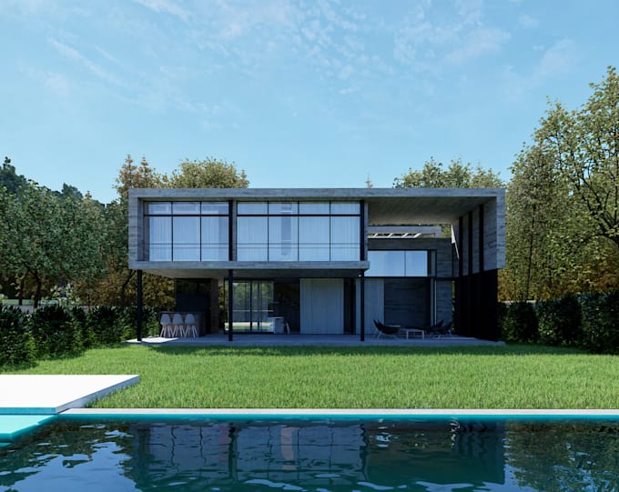 Create 3d model and render images architecture project by Estebanolsza ...