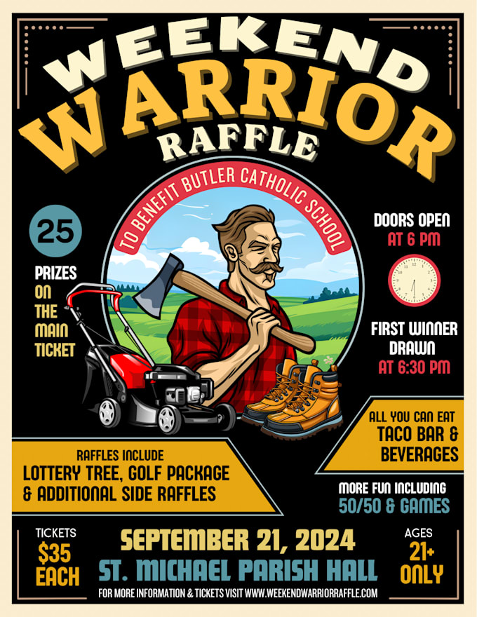 create a custom event flyer