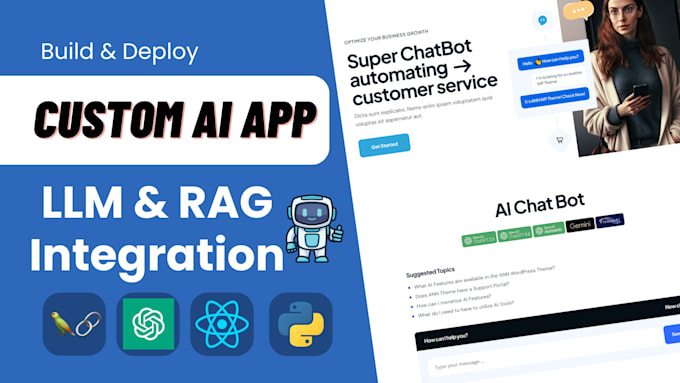 create ai chatbot with chatgpt, openai, langchain, and rag integration