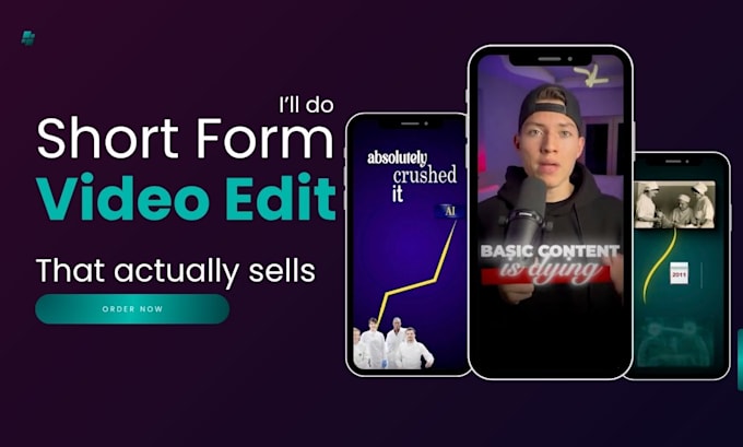 edit short form videos that sales