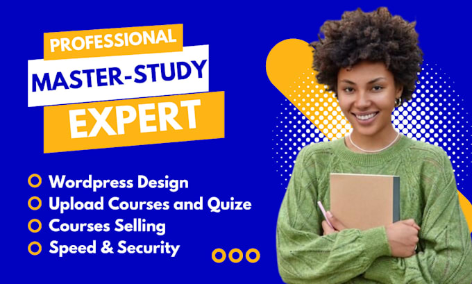 build wordpress lms website, learndash lms masterstudy, tutor lms