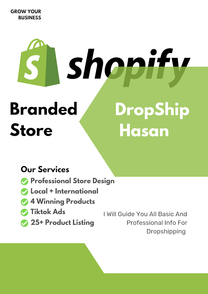 design a professional shopify store