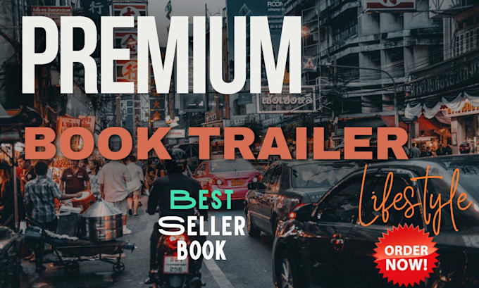 create unique and amazing cinematic book trailer video