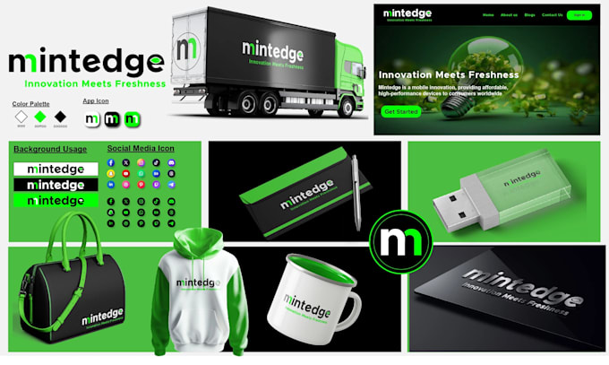 Design modern minimalist logo and complete brand identity kit by ...