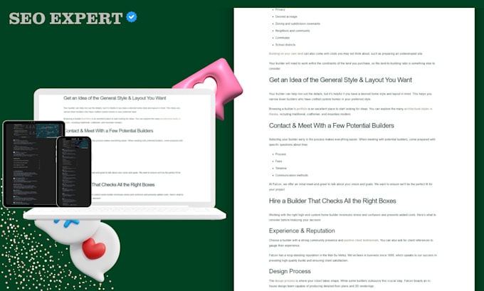 be your SEO content writer for construction, hvac, and plumbing article writing