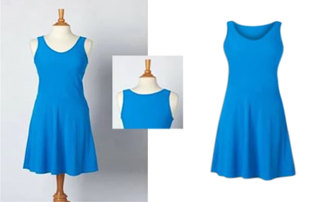 do ghost mannequin effect and dummy remove