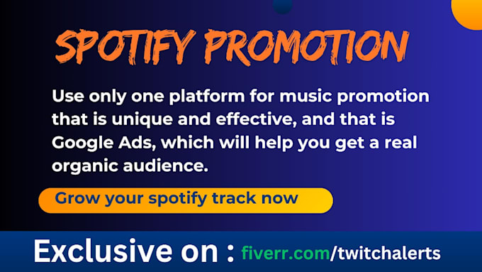 create ads to promote your spotify music
