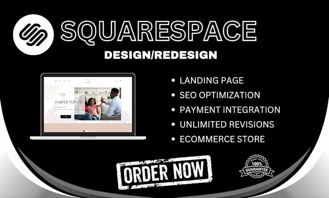 build modern squarespace website design redesign squarespace website