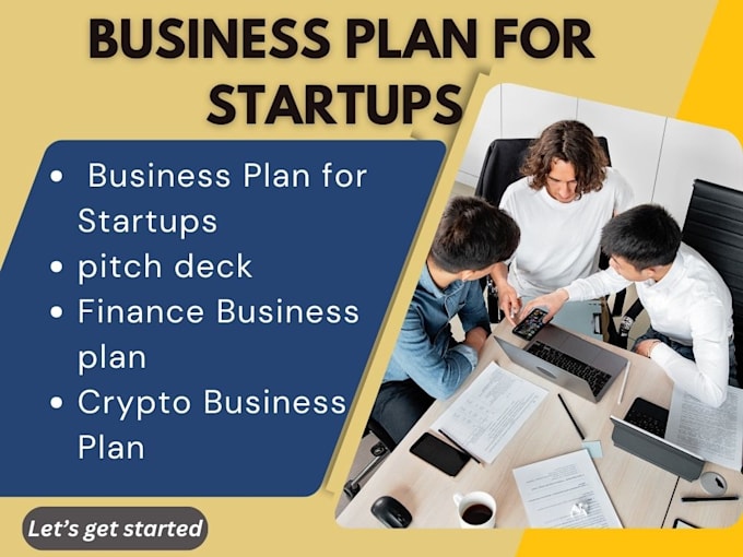 write professional business plan for startups, finance and crypto business plan