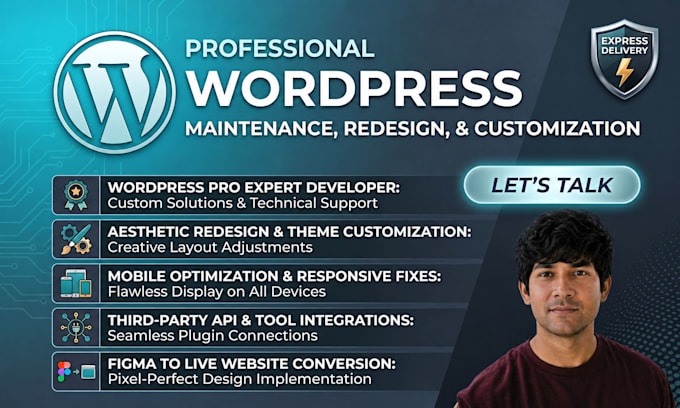 do wordpress maintenance, customization, redesign