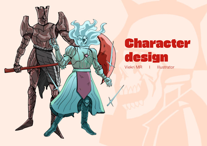 draw various character for your 2d game and nft characters