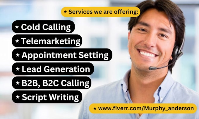 do cold calling, appointment setting and telemarketing