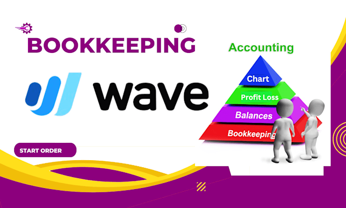 do setup and bookkeeping in wave accounting app