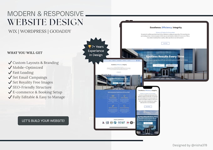 edit, redesign, or build your wix, wordpress website