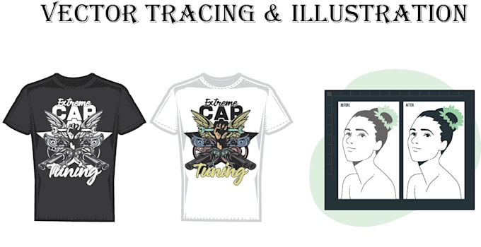 do redraw the logo, vector tracing, vector illustration