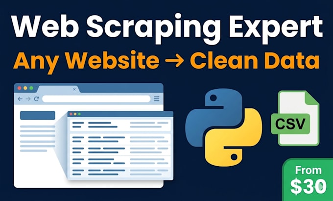 scrape any website and deliver clean structured data