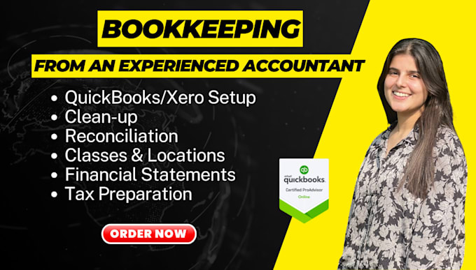 do bookkeeping and cleanup on quickbooks online and xero