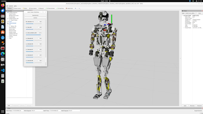 convert your cad files to urdf sdf and mujoco for simulation