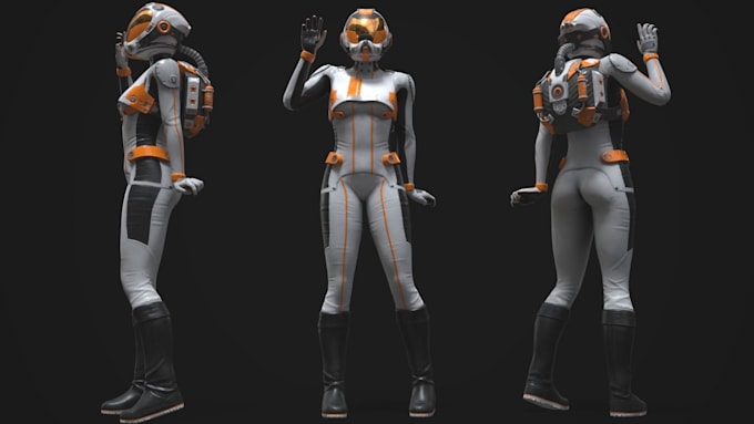 Render 3d character animation, game trailer, game animation, character ...