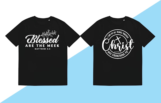 do christian typography t shirt design