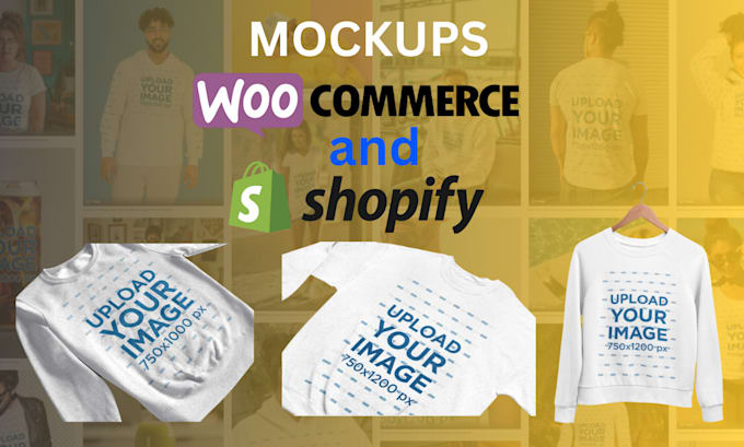 create product mockups for your woocommerce and shopify store
