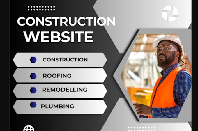 develop custom hvac, construction website for your company