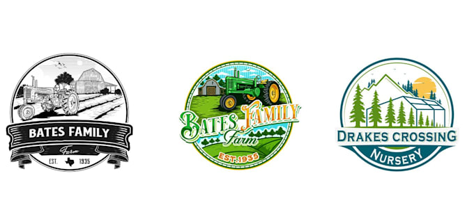 design creative farm agriculture and garden logo
