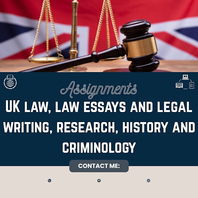 write UK law essays and assignments for you