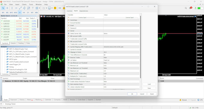 provide an ea for metatrader to tradelocker trades copier
