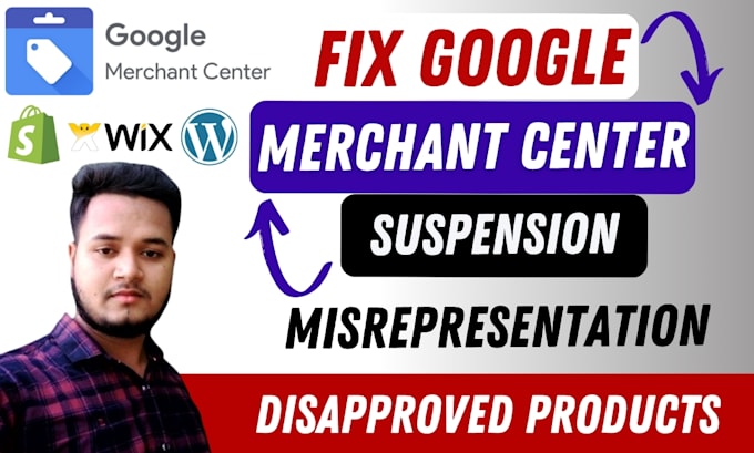 fix google merchant center suspension and misrepresentation